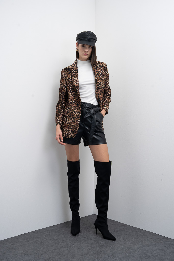 Blazer animal print pantera Goa Goa - Imagen 4