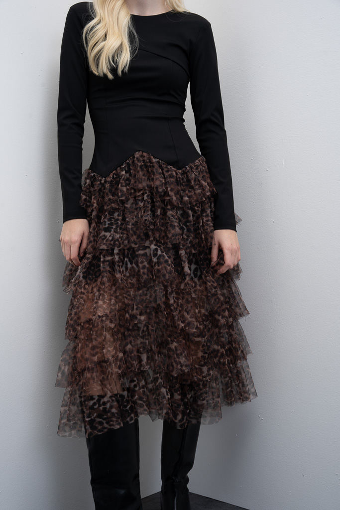 Vestido con tul Larissa Goa Goa - Imagen 2