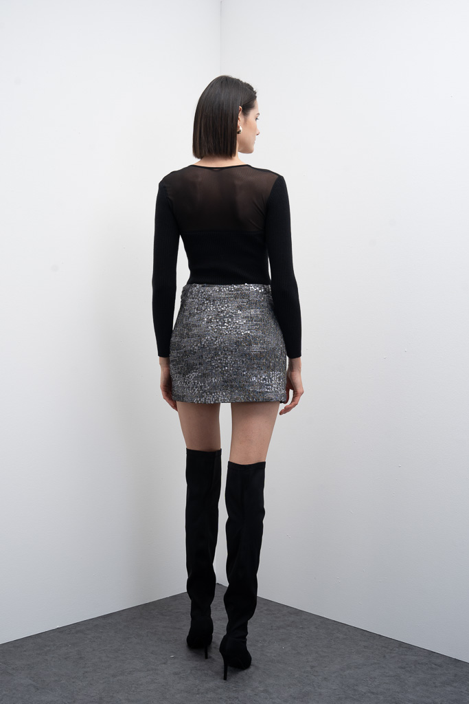 Camiseta con detalle en tul Nikol Goa Goa - Imagen 4