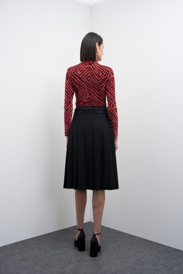Falda midi plisada Doremon Goa Goa - Imagen 5