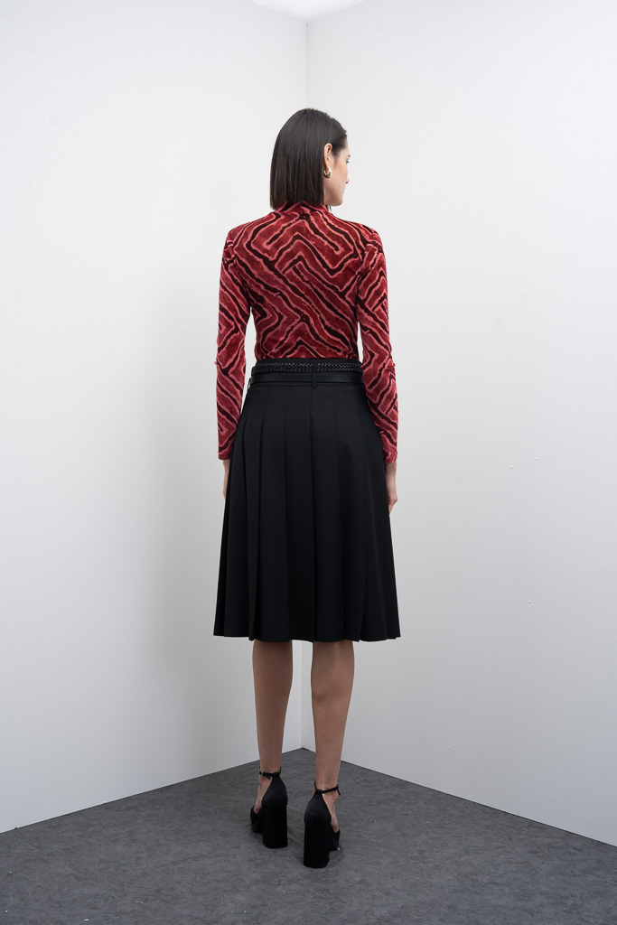 Falda midi plisada Doremon Goa Goa - Imagen 5