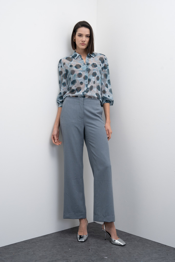 Pantalón ancho de corte fluido Asphalt Goa Goa