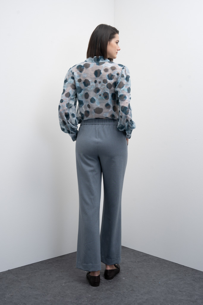 Pantalón ancho de corte fluido Asphalt Goa Goa - Imagen 3