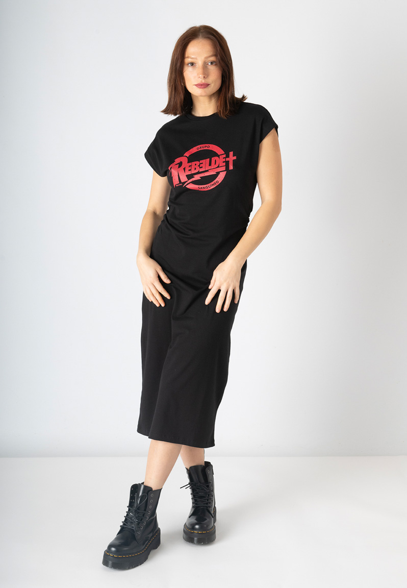 Vestido rebelde positivo animosa