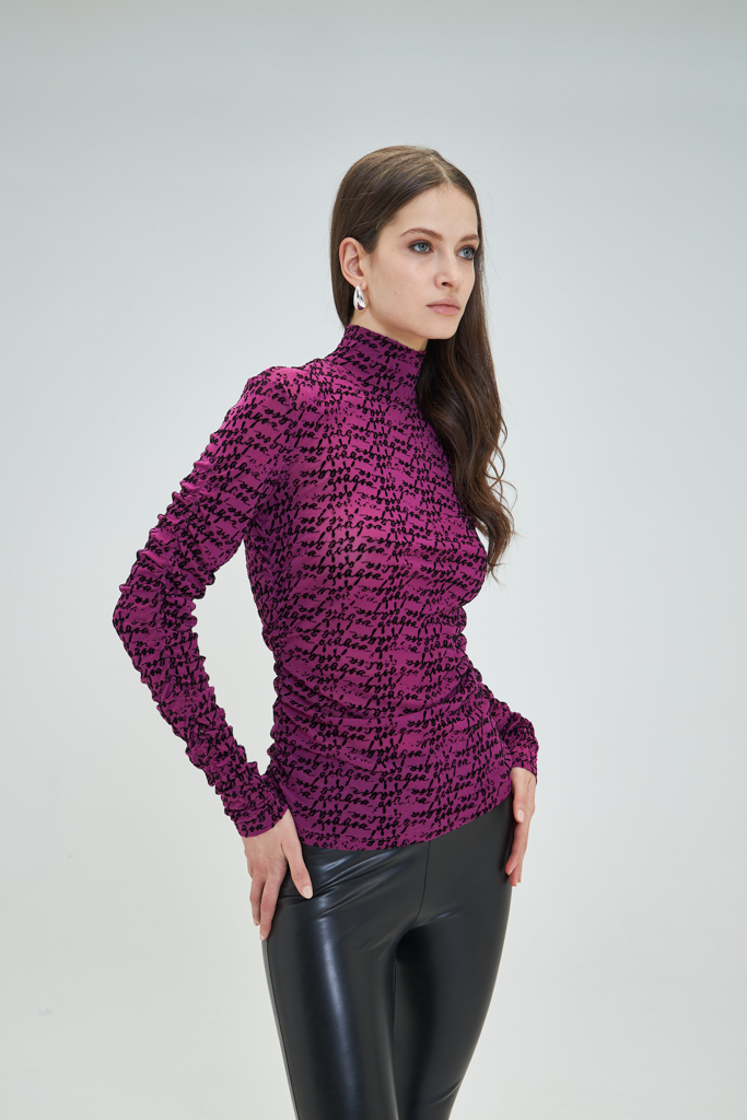 Camiseta en tul Avilés magenta Goa Goa
