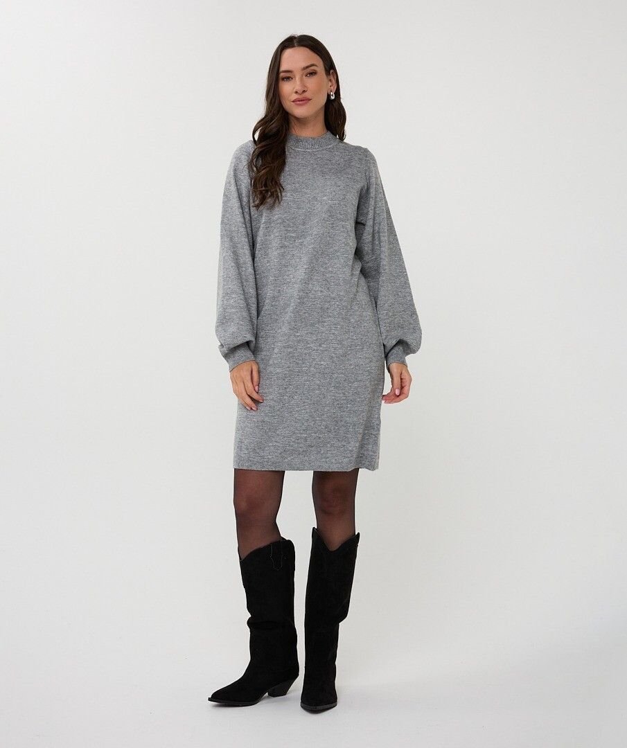Vestido en lurex gris - Imagen 3