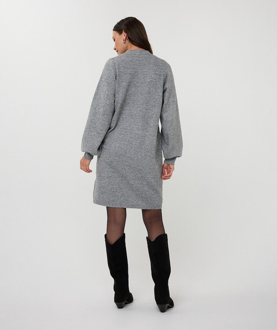 Vestido en lurex gris - Imagen 6