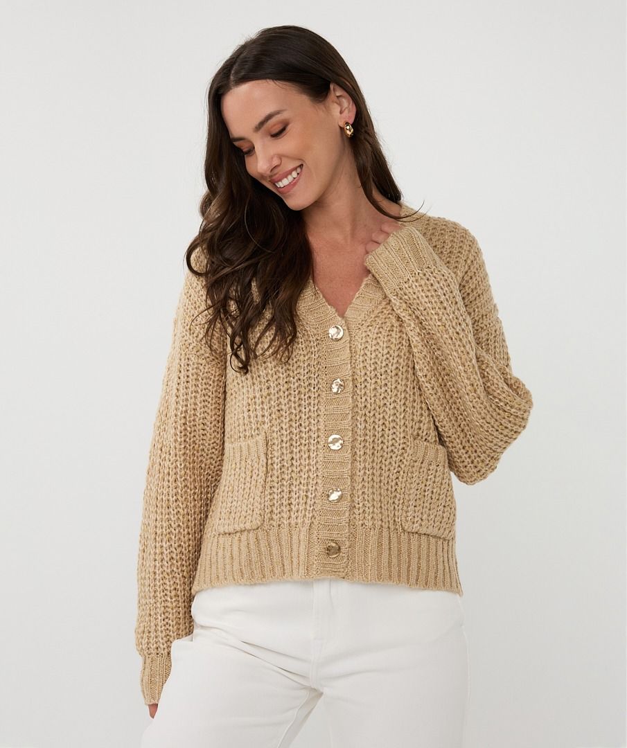 Chaqueta punto en lurex