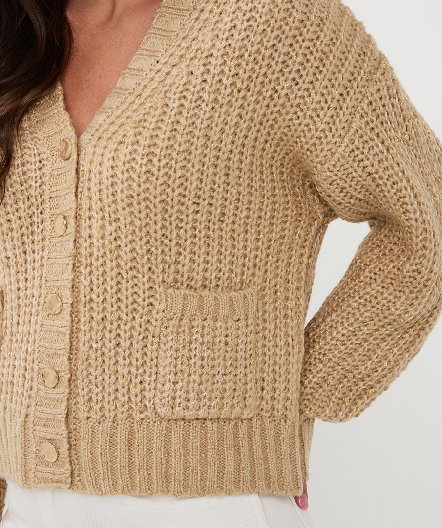 Chaqueta punto en lurex - Imagen 5
