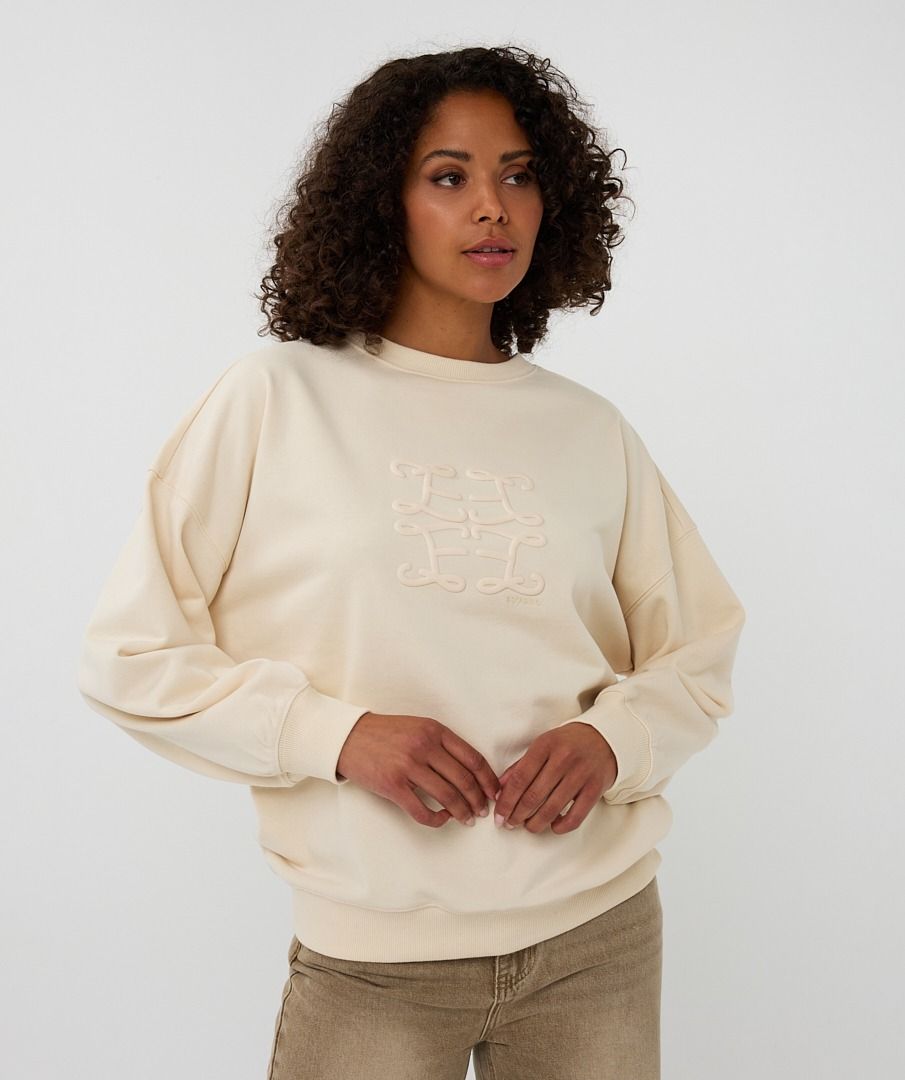 Sudadera en algodón con relieve - Imagen 3