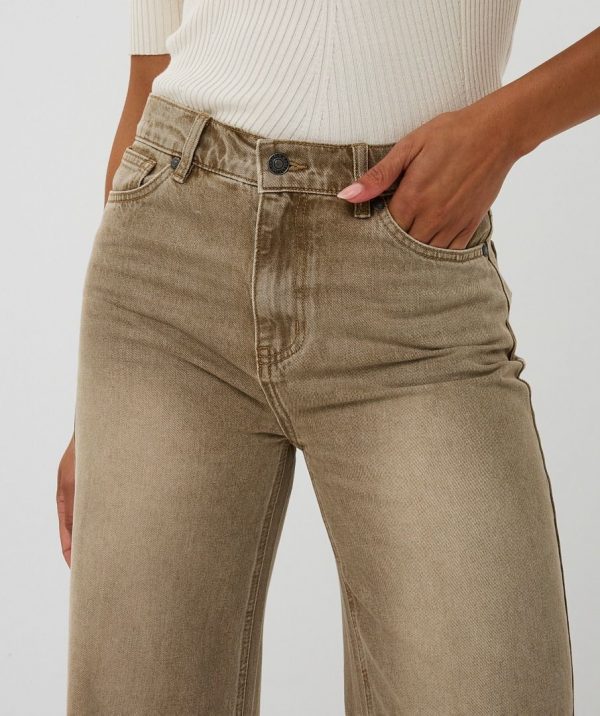 Pantalones vaqueros elásticos caramelo - Imagen 5