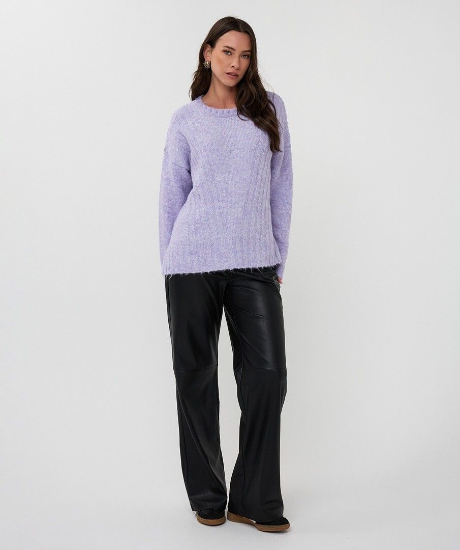 Jersey en punto lila - Imagen 5