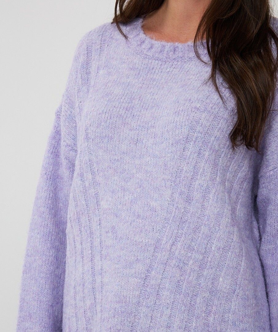Jersey en punto lila - Imagen 4