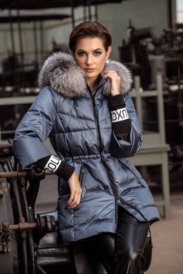 Abrigo de plumas Style 6048 loco luxo