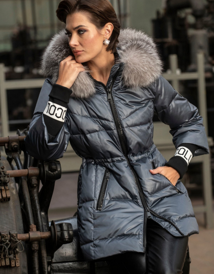 Abrigo de plumas Style 6048 loco luxo