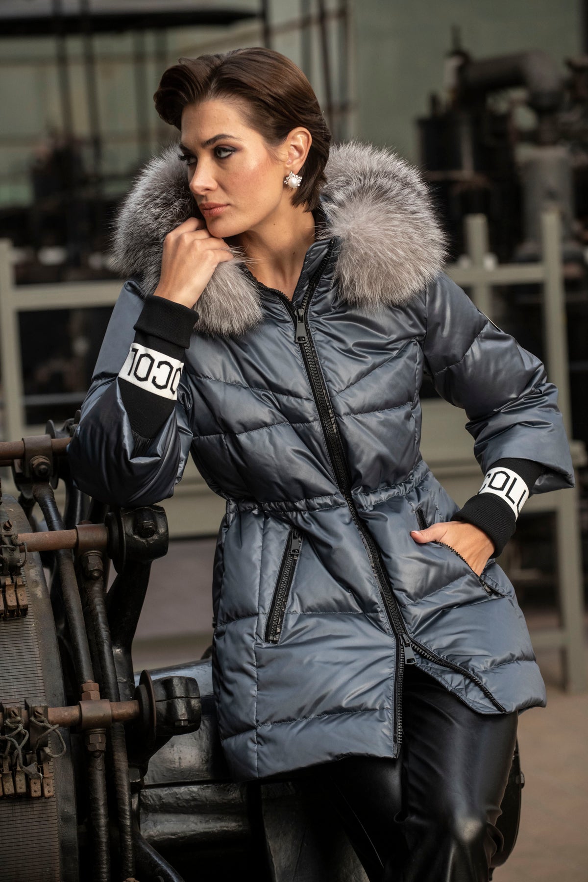 Abrigo de plumas Style 6048 loco luxo - Imagen 3