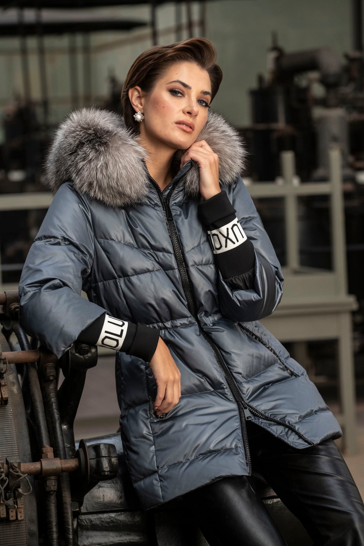 Abrigo de plumas Style 6048 loco luxo - Imagen 4