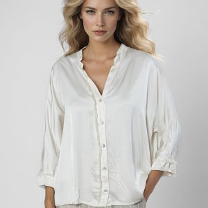 Blusa en satén Nyma