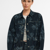 Cazadora vaquera estampada Goa Goa