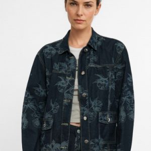 Cazadora vaquera estampada Goa Goa