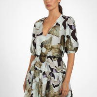 Vestido corto estampado Goa Goa