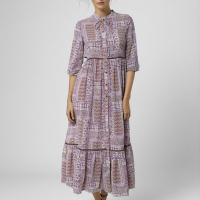 Vestido Midi Estampado Berylan – Goa Goa