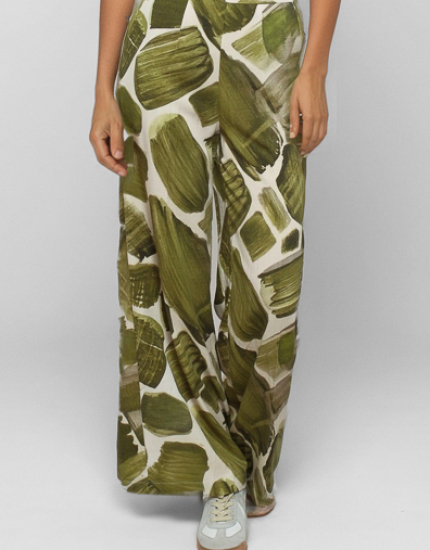 Pantalón fluido estampado Ananis
