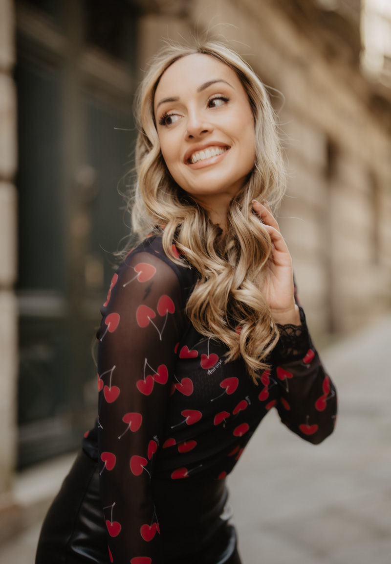 Camiseta manga larga cerezas - Imagen 3