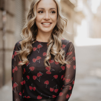 Camiseta manga larga cerezas