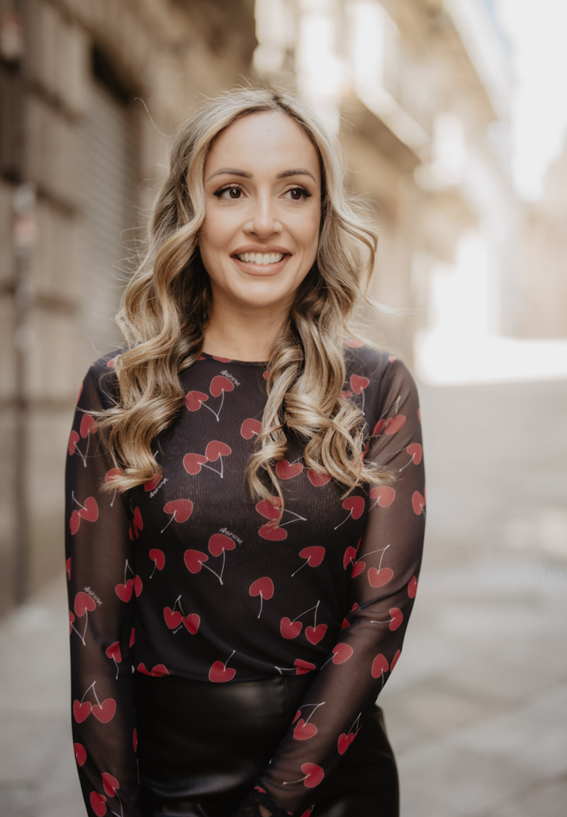 Camiseta manga larga cerezas