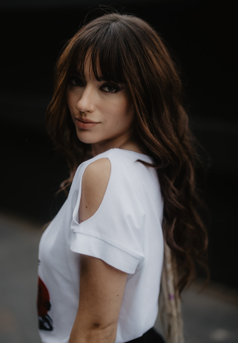 Camiseta mapache corazón - Imagen 2