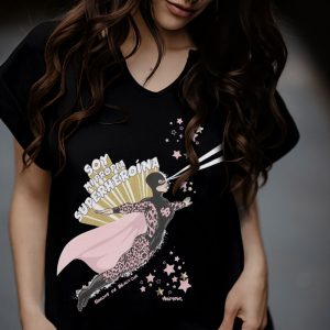 Camiseta heroína animosa