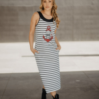 Vestido ancla pirata animosa