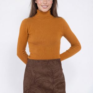 Top Cuello Alto Mostaza Goa Goa