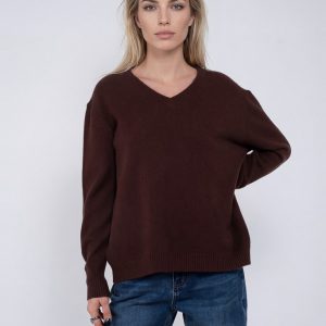Jersey Marrón Cuello Pico Goa Goa